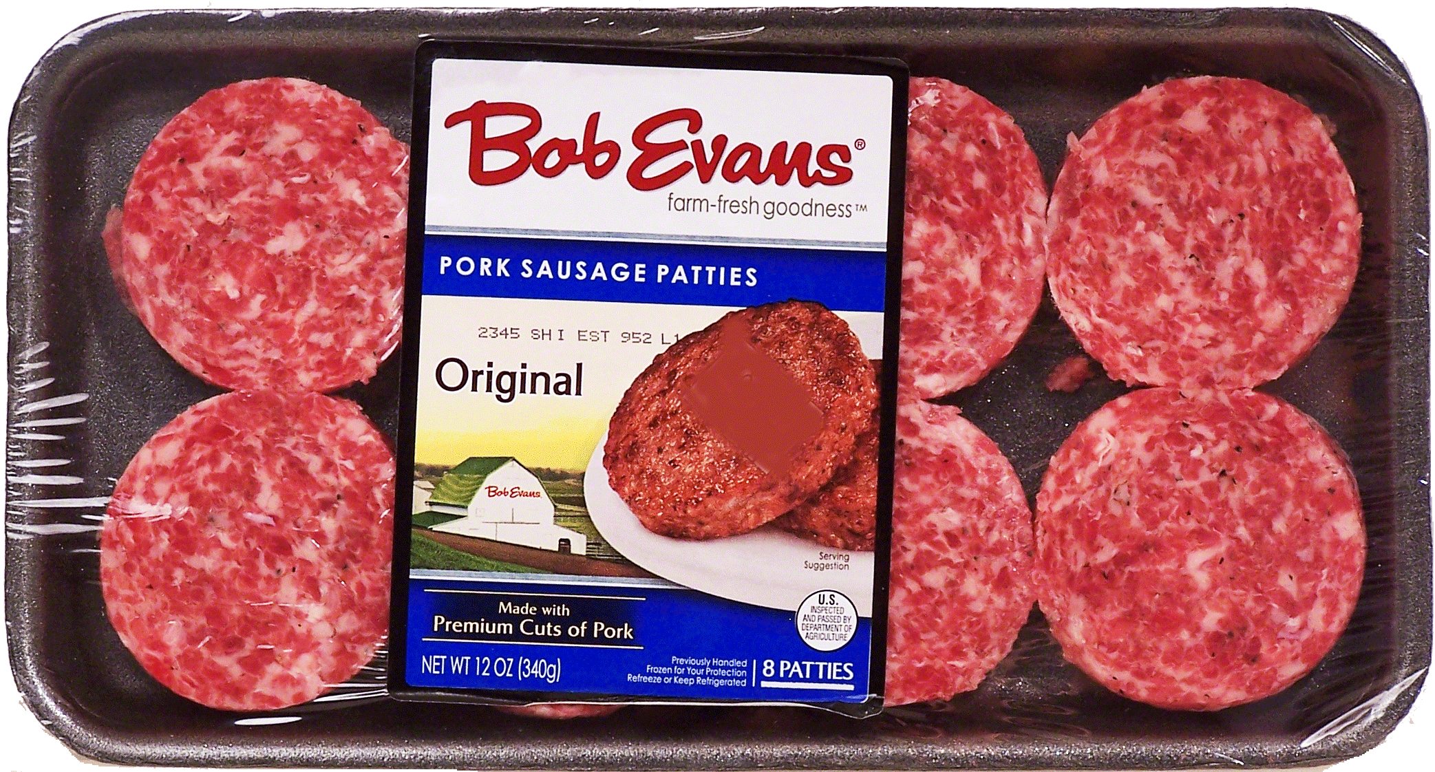 Bob Evans  original pork sausage patties, 8-count Full-Size Picture